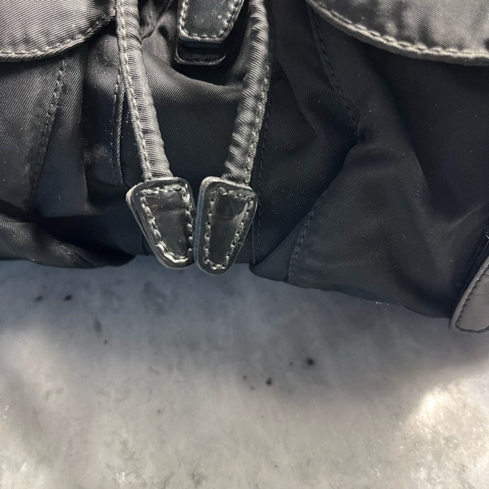 Prada Black Backpack Water-Resistant Nylon - Picture 5 of 13